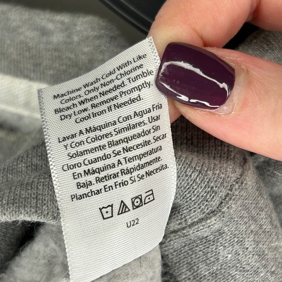 BUNDLE of 2 Terra & Sky SHEIN Curve Grey Crewneck Pullover Sweatshirts Women 1XL - Picture 5 of 11